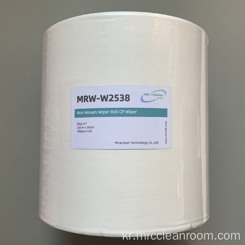 MRW-W2538 25*38cm 흰색 비 짠 롤 CP 와이퍼